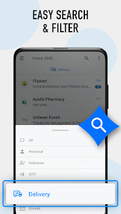Mezo: Smart SMS, Spam Blocker Screenshot