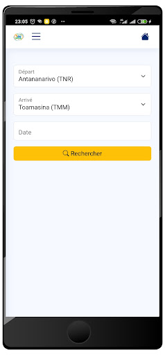 Android application Trans Ravinala Weendy Class screenshort