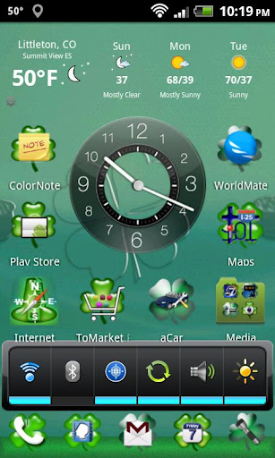 Android application St Patrick's Day Theme screenshort