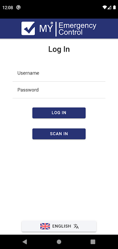 Android application MY Emergency Control screenshort