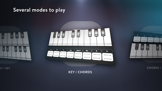 Real Piano electronic keyboard Captura de tela