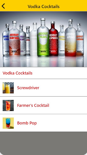 Cocktail Recipes Screen 3