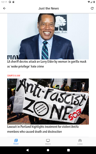 Just the News Screen 3