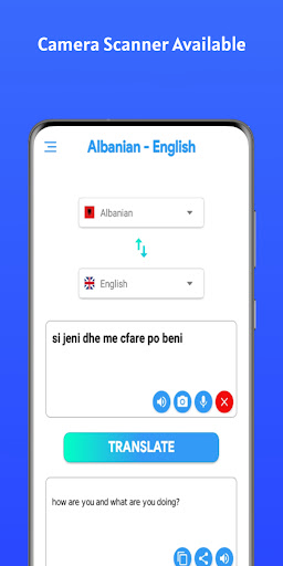 Android application Albanian - English Translator screenshort
