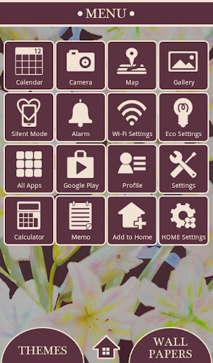 Flower Wallpaper Vintage Lily Screen 3