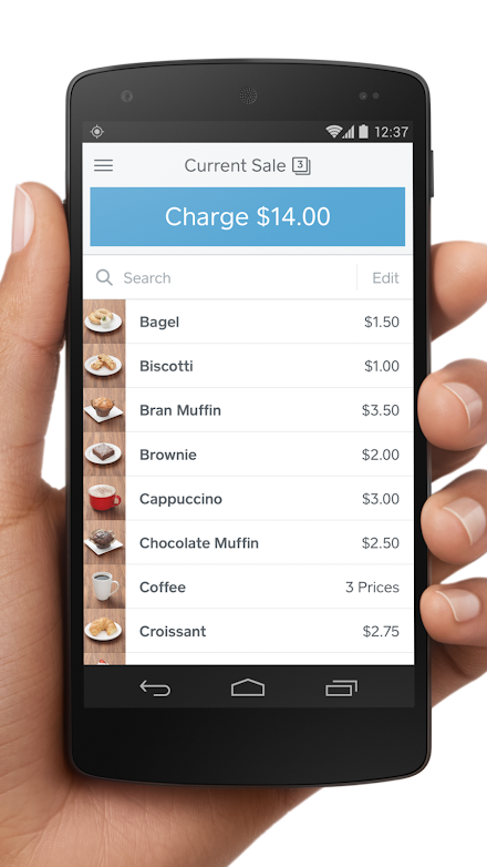 Square Point of Sale: Payment Screen 1