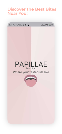 Android application Papillae screenshort