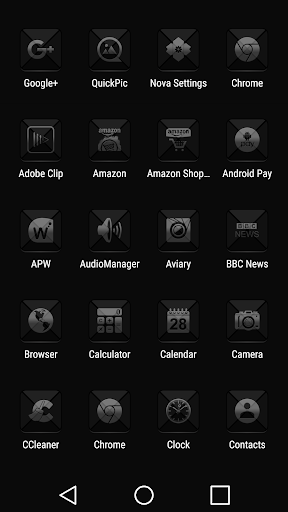 Azer Gray Dark - Icon Pack