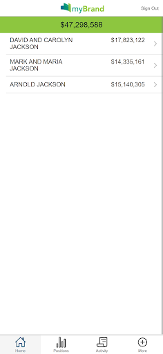 TSS Mobile Wealth Account Screen 2
