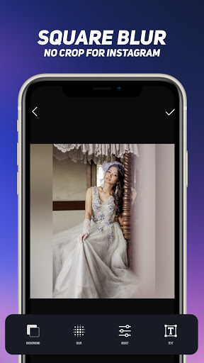 Android application InstaFit - Square Photo Editor screenshort