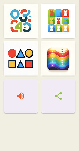 Android application Memory Garden screenshort