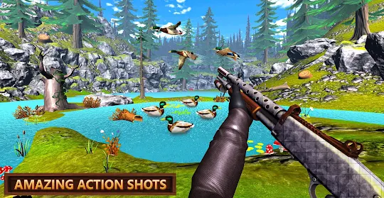 アヒルの狩猟：アヒルのシューティングゲーム
