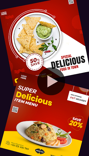 Android application Marketing video maker screenshort