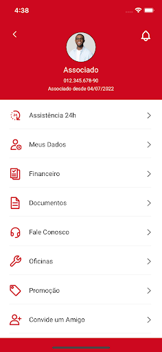 Android application Aliança Associação screenshort
