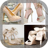 Wedding shoes for bride icon