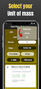 حاسبة أسعار الذهب 5