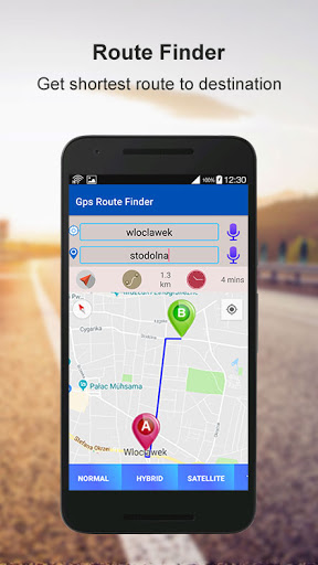 Android application GPS Maps Route Navigation screenshort