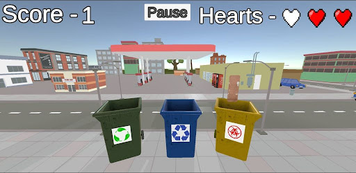 Android application TrashGame screenshort