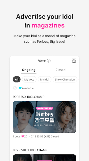 Screenshot of IDOLCHAMP