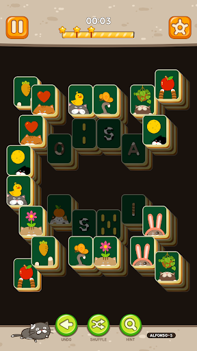 Android application Mahjong Cat Solitaire screenshort
