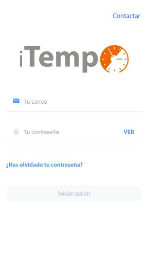 Android application iTempo - Control horario screenshort