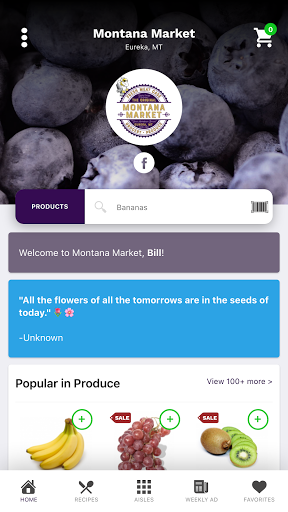 Android application Montana Market screenshort