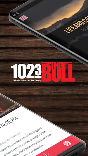 Screenshot of 102.3 The Bull (KWFS-FM)