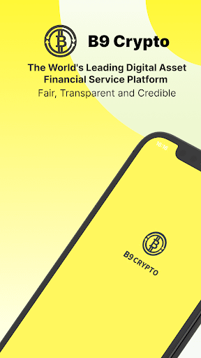 Android application B9 Crypto screenshort