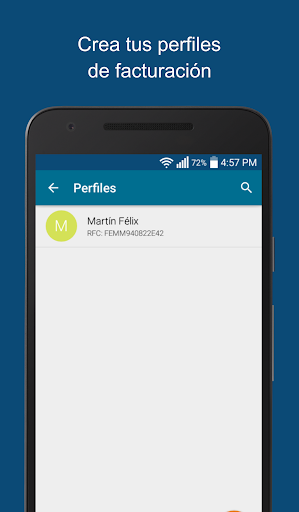 Android application Kiosco Facturación screenshort