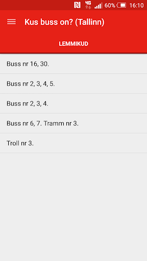 Kus buss on? (Tallinn) Screen 2