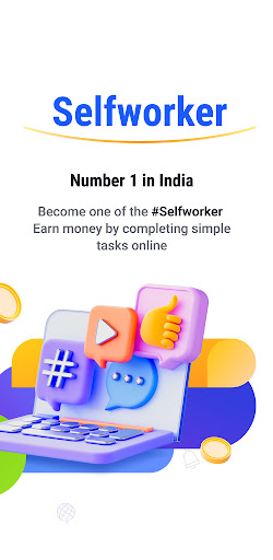 Android application Selfworker - earn money daily screenshort