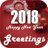 New Year 2018 Greetings icon