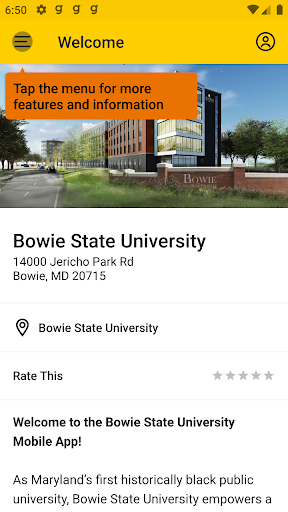 Bowie State University Screen 2
