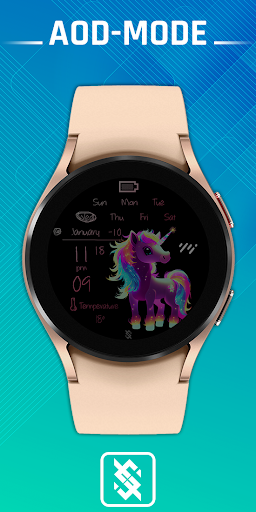 BFF44 - Neon Art Unicorn Screen 2