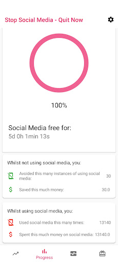 Stop Social Media - Quit Now Screen 2