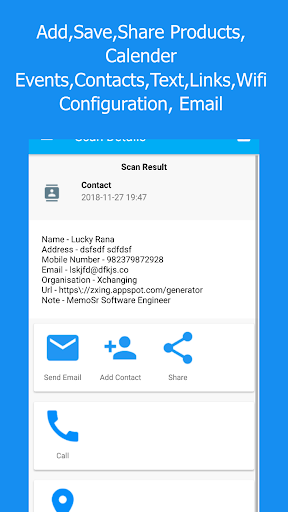 PDF417 Barcodes & QR Creator Screen 3