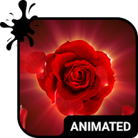 Magic Rose Animated Keyboard + Live Wallpaper