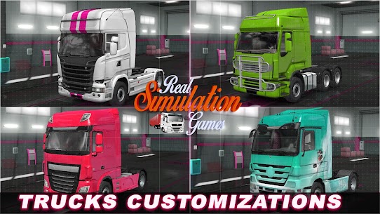 Euro Truck Simulator Offroad Cargo Transport MOD APK (Unlimited Money, Unlocked) 4