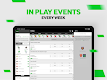screenshot of Betway Live Sports Betting App