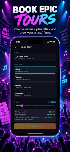 Music Tycoon: Label Manager screenshot