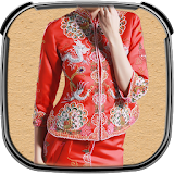 Chinese Woman Photo Suit icon