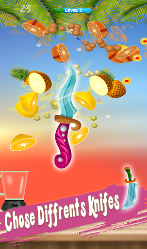 Android application Super Spinner Fruits Cutter screenshort
