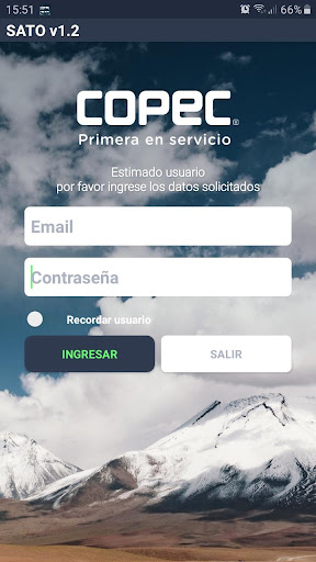 Android application SATO COPEC screenshort