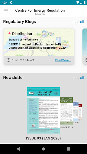 Android application CER APP screenshort