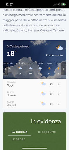 #VISITACASTELPETROSO Screen 3