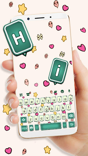 Android application Doodle Chat Theme screenshort