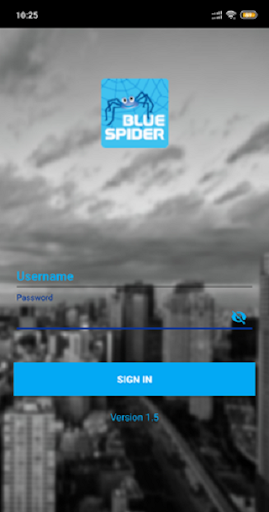 Android application Bluespider Mobile Collection screenshort