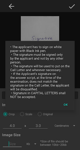 Photo Size Editor Screen 3