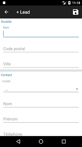 myB2O Contact Screen 2