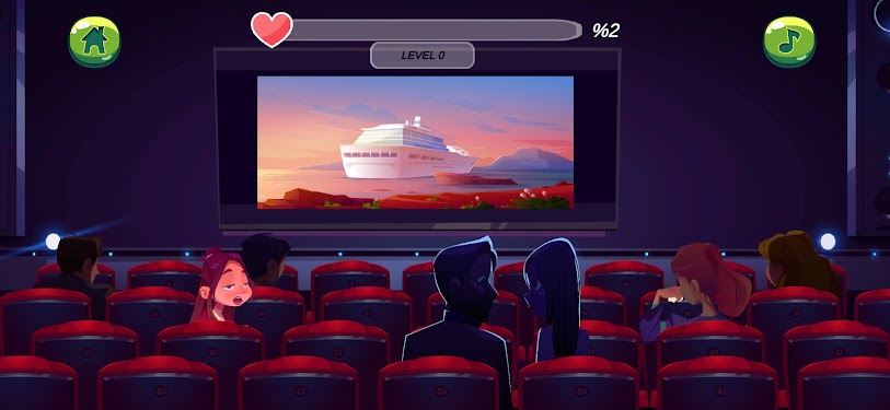#4. Movie Kissing Game Lovers 2 (Android) By: Elvira Corp